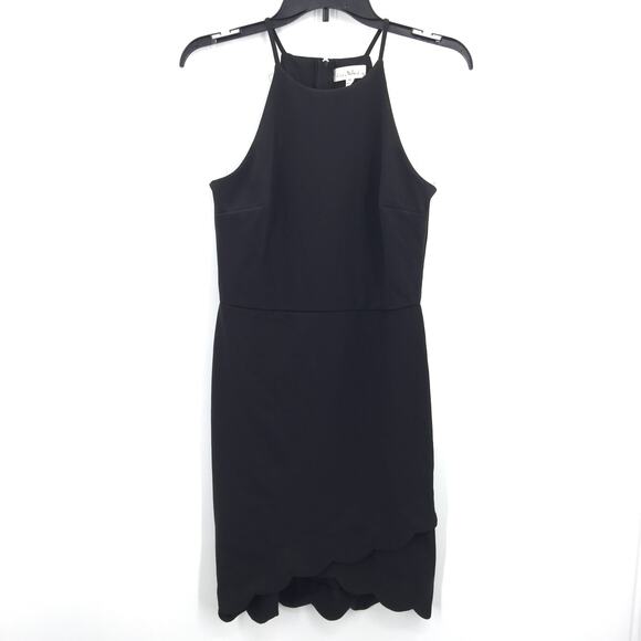 Love Nickie Lew Halter Scalloped Fit & Flare Dress - Picture 2 of 8